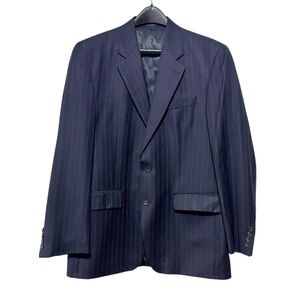 Ralph Lauren Navy Pinstripe Suit Blazer